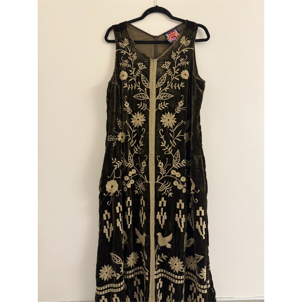 Johnny Was Georgina velvet Maxi dress